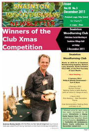 Snainton Woodturning Club Newsletter December 2011