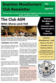Snainton Woodturning Club Newsletter August 2010