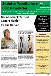 Snainton Woodturning Club newsletter September 2010