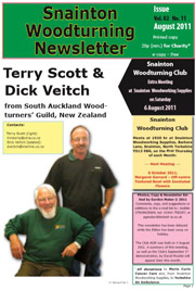 Snainton Woodturning Club newsletter August 2011