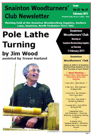Snainton Woodturning Club newsletter February 2011