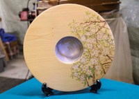Pyrographed bowl