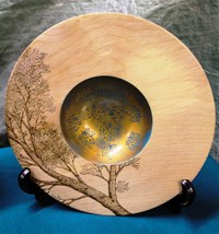 Pyrographed bowl
