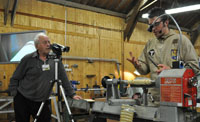 Fiming woodturning