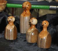 Turned birds