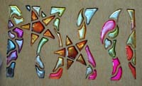 Stained glass effect