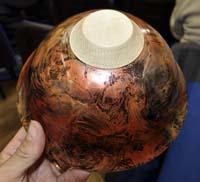 Lacquered bowl