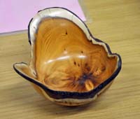 Yew bowl
