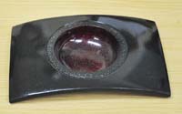 Turned rectangular dish