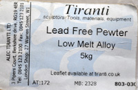 Lead free pewter