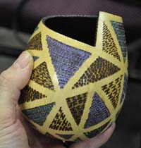 Decorated hollow form