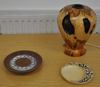 Woodturning by club members