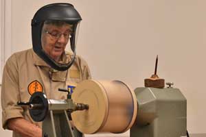 Margaret Garrard at Ryedale Woodturners