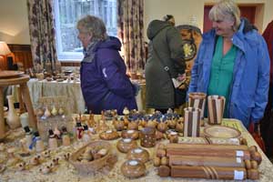 Turned wooden bowls