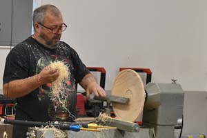 Burnishing shavings