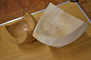 Three cornered bowl