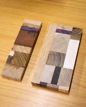 Segmenting glue ups