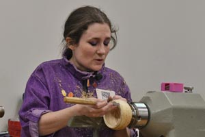 Emma Cook, woodturner
