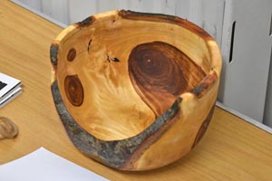 Turned wooden items