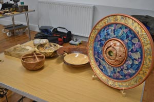 Turned wooden items