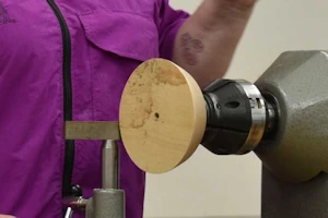 Hollowing a thin walled bowl