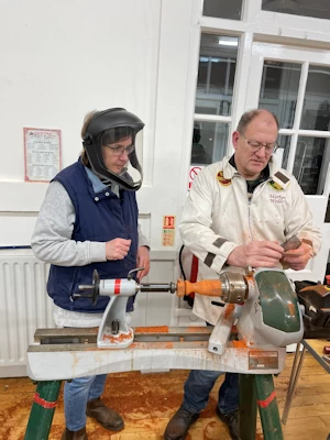 Elaine and Martyn at the Hands On Evening in February 2026