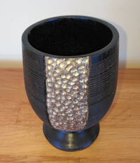 Ebonised form