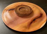 handmade wooden platter