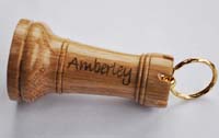handmade wooden keyrings