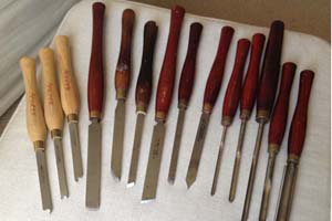 Woodturning chisels